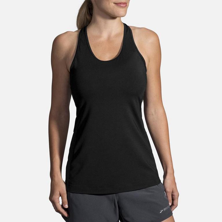 Brooks Pick-Up Running Tank Top - Women's - Grey (96571-QXST)